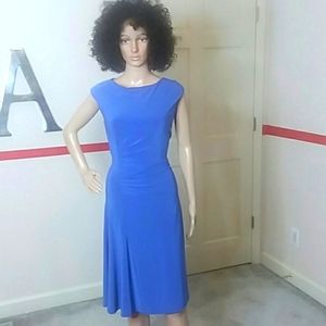 Evan Picone Womens Size 6 Blue Dress